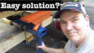 I try a trailer mounted boat jack - Brownell