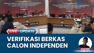 Berkas Calon Amin Yakub-Nur Arfa Tidak Memenuhi Syarat seusai Diverifikasi KPU Takalar Sulsel