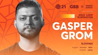 such a sick effect!!! - Gasper Grom 🇸🇮 | GRAND BEATBOX BATTLE 2021: WORLD LEAGUE | Solo Loopstation Elimination