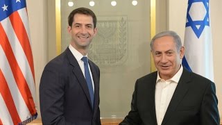 Traitor Tom Cotton Goes to Israel to Trash Obama!