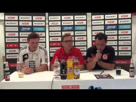 Pressekonferenz SC Pfullendorf - FC 08 Homburg