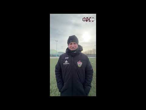 Sven Körner vor dem Testspiel gegen den SV Lichtenberg 47