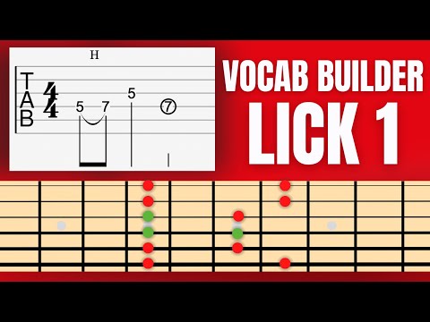 Lick of the Week #1 | Build Your Guitar Backing Track Vocabulary!