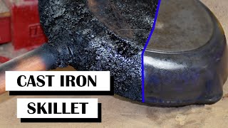 Removing 20 years of Grease - Cast Iron Skillet Restoration