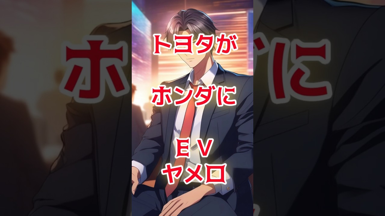 トヨタがホンダにEV辞めろ#自動車#新車#EV#低燃費#国産車#愛車紹介#メンテナンス#エンジン#国産車#中古車#高級感#開発#automobile#アニメ#カローラセダン#nbox#nboxカスタム