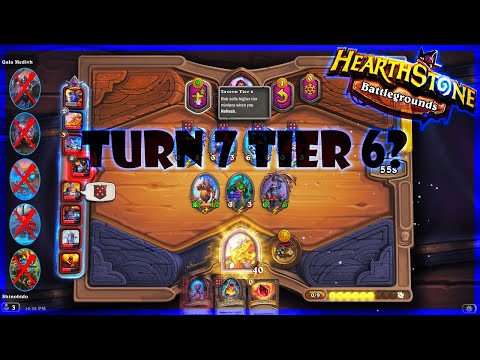 TURN 7 TIER 6? - Hearthstone Battlegrounds - Ambassador Faelin