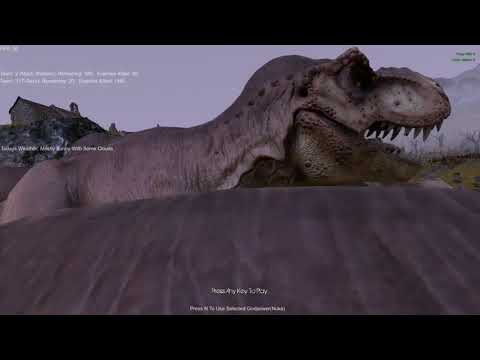 100 T-Rex vs 50 Mech Walkers & 2.000 Spartans - Ultimate Epic Battle Simulator UEBS