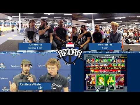Syndicate 2019 - Overtriforce & Demise | Trif vs. Prof Pro & Setchi - Melee Doubles Winners Semis