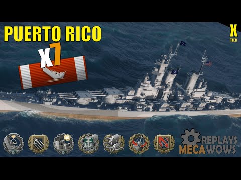 Puerto Rico 7 Kills & 159k Damage | World of Warships Gameplay