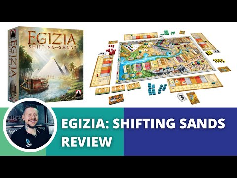 Egizia: Shifting Sands REVIEW. Surprisingly good, less known euro with Nile river in its center.