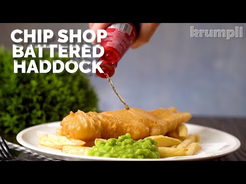 Chip Shop Fried Fish in Crispy Batter