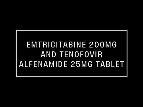 Emtricitabine 200mg and Tenofovir Alfenamide 25mg tablet