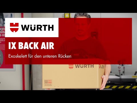 IX Back Air Exoskelett erhöht die Belastbarkeit