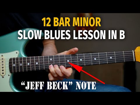 12 Bar Minor Slow Blues Solo Lesson