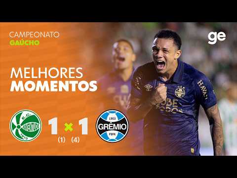 Gols e lances de Juventude-RS x Grêmio