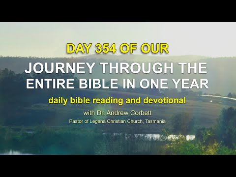 Read The Bible In A Year, Day 354