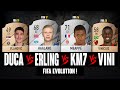 Vlahović VS Haaland VS Mbappé VS Vinícius FIFA EVOLUTION! 😱🔥 | FIFA 16 - FIFA 22