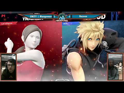 Megaquake Invitational - Round Robin Pools - UNITY | Mangoman(Wii Fit Trainer) vs Razeen(Cloud)