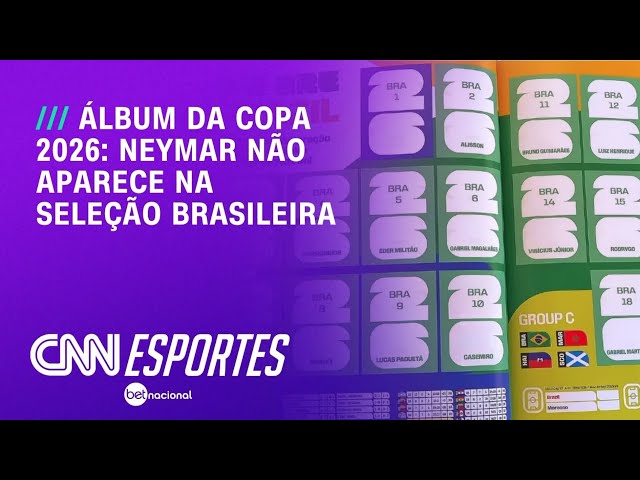 Lançado na Espanha, álbum da Copa não tem Neymar na Seleção Brasileira | CNN NOVO DIA