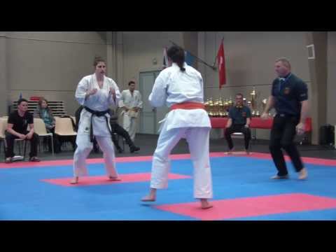 French Open Shinkyokushinkai Camille HADDOUCHE Vs Joke DE BORGER Elite Women