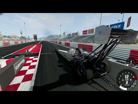 US ARMY TOP FUEL DRAGSTER 4 SEC MOD LINK FREE | BEAMNGDRIVE
