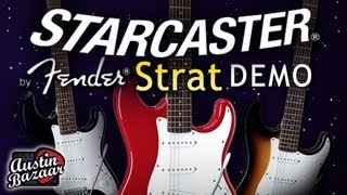 Video thumbnail for Starcaster by Fender Strat Electric Guitar Demo by Austin Bazaar