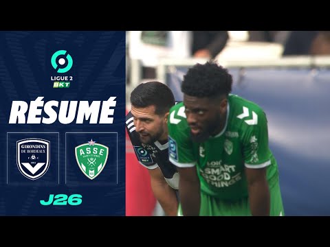 FC GIRONDINS DE BORDEAUX - AS SAINT-ÉTIENNE (1 - 1) - Résumé - (GdB - ASSE) / 2022-2023