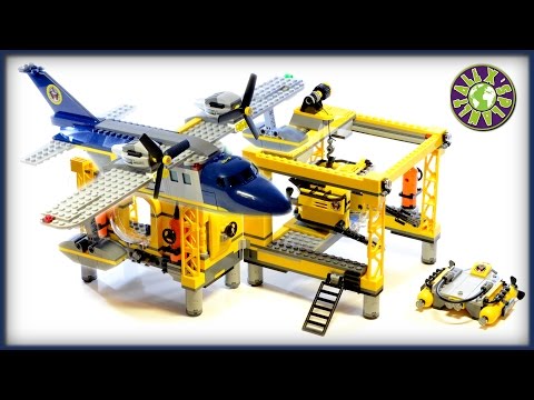 Vidéo LEGO City 60096 : La base opérationnelle en haute-mer