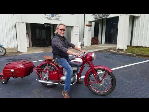 JAWA "Perak" 250 Motorcycle, with Trailer, Test Ride