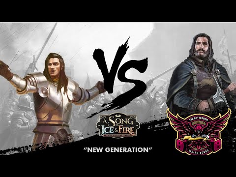 ASOIAF Battle Report 1.6 edition 40 pt: Baratheons (Renly Baratheon) vs Starks (Eddard Stark)