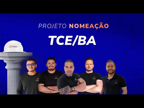 TCE-BA - Como vamos estudar Engenharia?