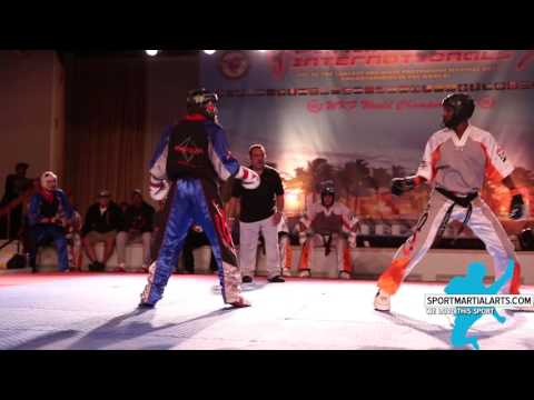 2015 Pan American Internationals - Willie Hicks v Leautry Bruner - Mens Team Sparring