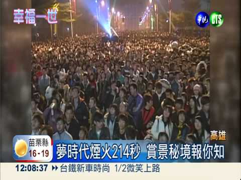 夢時代煙火秀 賞景秘境不用擠!