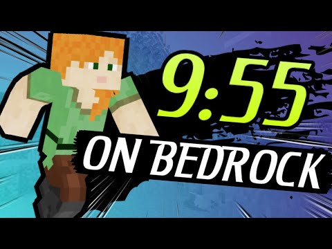Minecraft Speedrunner Breaking a World Record