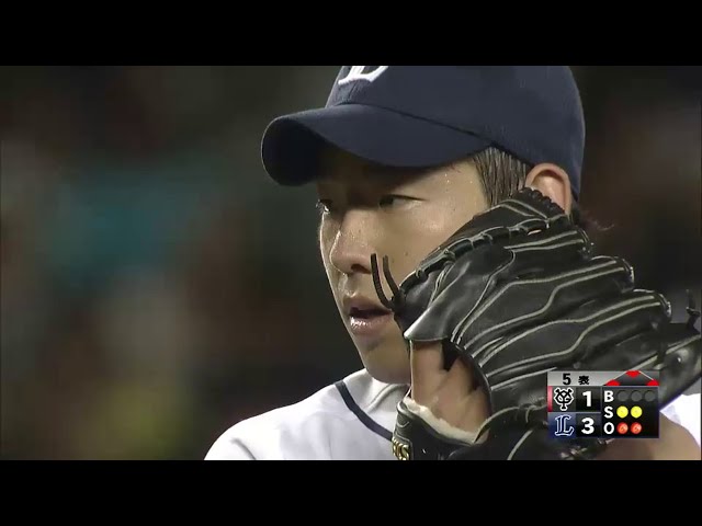5回表 ライオンズ・菊池 2度目の満塁を2者連続三振で切り抜ける!! 2014/5/21 L-G