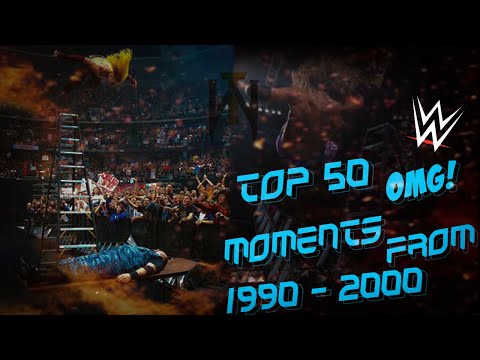 Top 50 OMG Moments Of WWF From 1990 - 2000 | Rare Moments | WWE