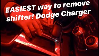 EASIEST Way to remove shifter Dodge Charger