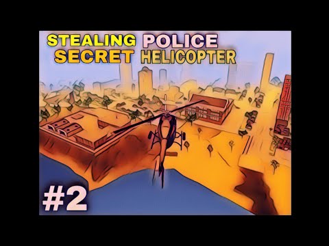 STEALING POLICE HELICOPTER IN ROPE HERO VICE TOWN GAMEPLAY #2 ROPE HERO POLICE HELICOPTER LOCATION.