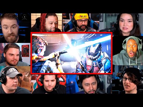 Star Wars Jedi: Survivor Reveal Trailer Reaction Mashup