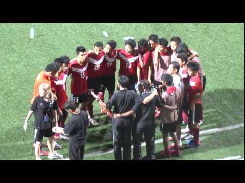 Canon Lion City Cup 2011 :Singapore U16 shouting - MAJULAH