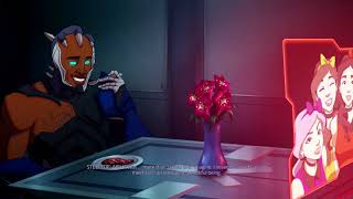 Agents of Mayhem - Corporate Welfare: Steeltoe &amp; Aisha &quot;Kindred Spirits&quot; True Love Cartoon Cutscene