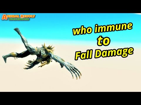 ALL LAND UNITS FALLING LEVEL TEST ARBS Animal revolt battle simulator ZERO DAMAGE FALLING