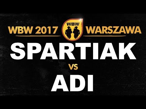 Spartiak 🆚 Adi🎤 WBW 2017 Warszawa (freestyle rap battle)