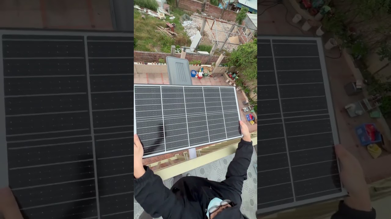 Solar garden lamp street lamp #solarcharging