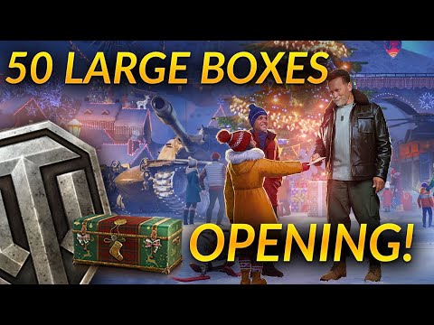 Holiday OPS 2022🎄 50 Large Boxes Opening | Caliban, Tornvagn, M-IV-Y or else? | World of Tanks/WoT