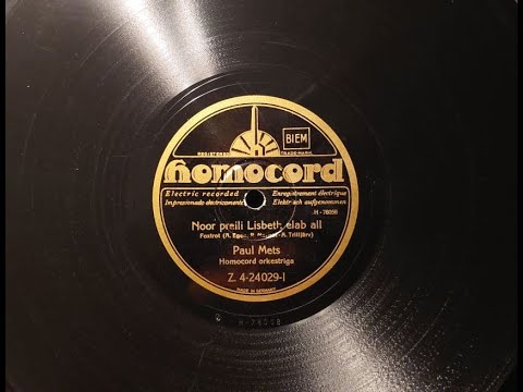 Paul Mets - Noor preili Lisbeth elab all (1931)