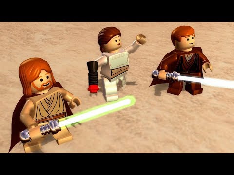 LEGO Star Wars: The Complete Saga Walkthrough Part 10 - Jedi Battle