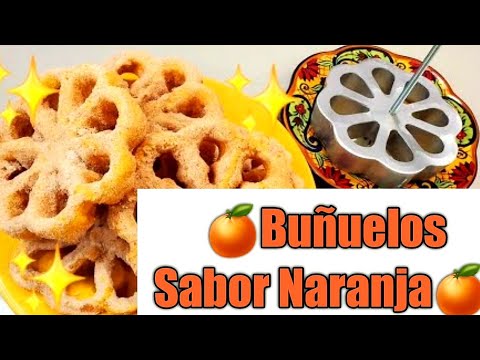 Buñuelos de Viento Sabor Naranja |🍊🍊 Receta Fácil y Completa | 2021
