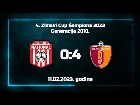 ŠF National Mostar - AF Devetka 0:4 (4. Zimski Cup Šampiona 2023) - Generacija 2010.