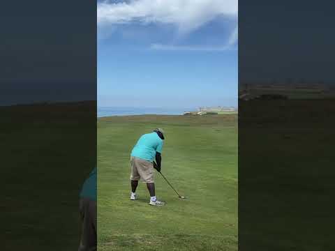 Veja o final perfeito no campo de golfe Half Moon Bay